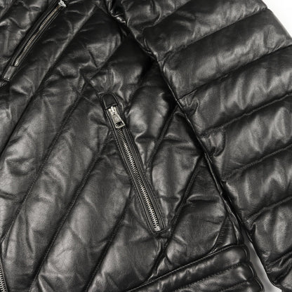 GRIAZ ウィンドブレーカー ジップアップパーカー ダウンジャケット ナイロン ブラック モンクレール アウター MONCLER