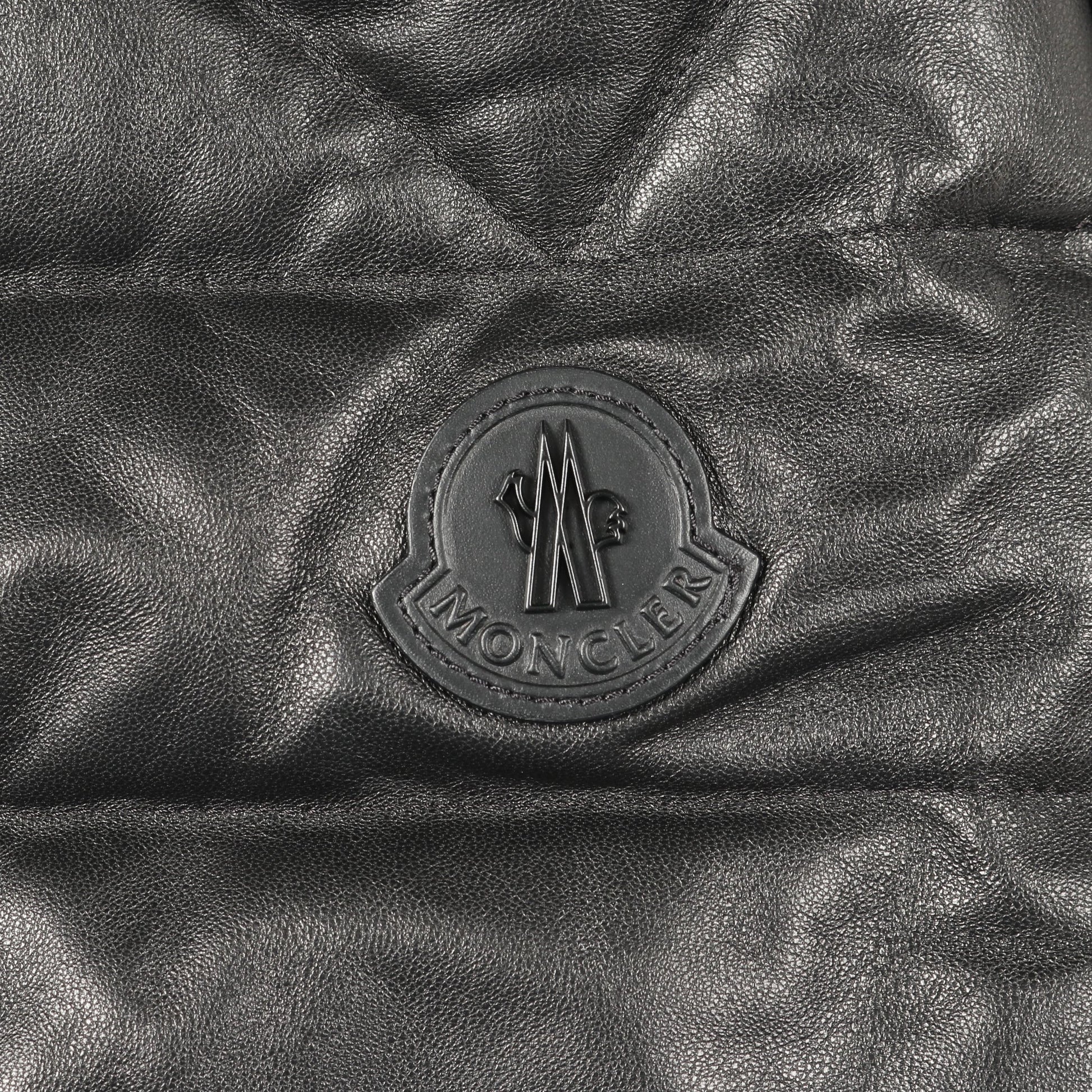 GRIAZ ウィンドブレーカー ジップアップパーカー ダウンジャケット ナイロン ブラック モンクレール アウター MONCLER