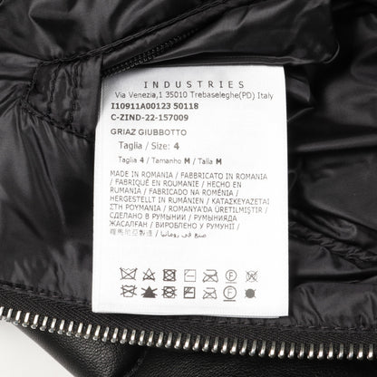 GRIAZ ウィンドブレーカー ジップアップパーカー ダウンジャケット ナイロン ブラック モンクレール アウター MONCLER