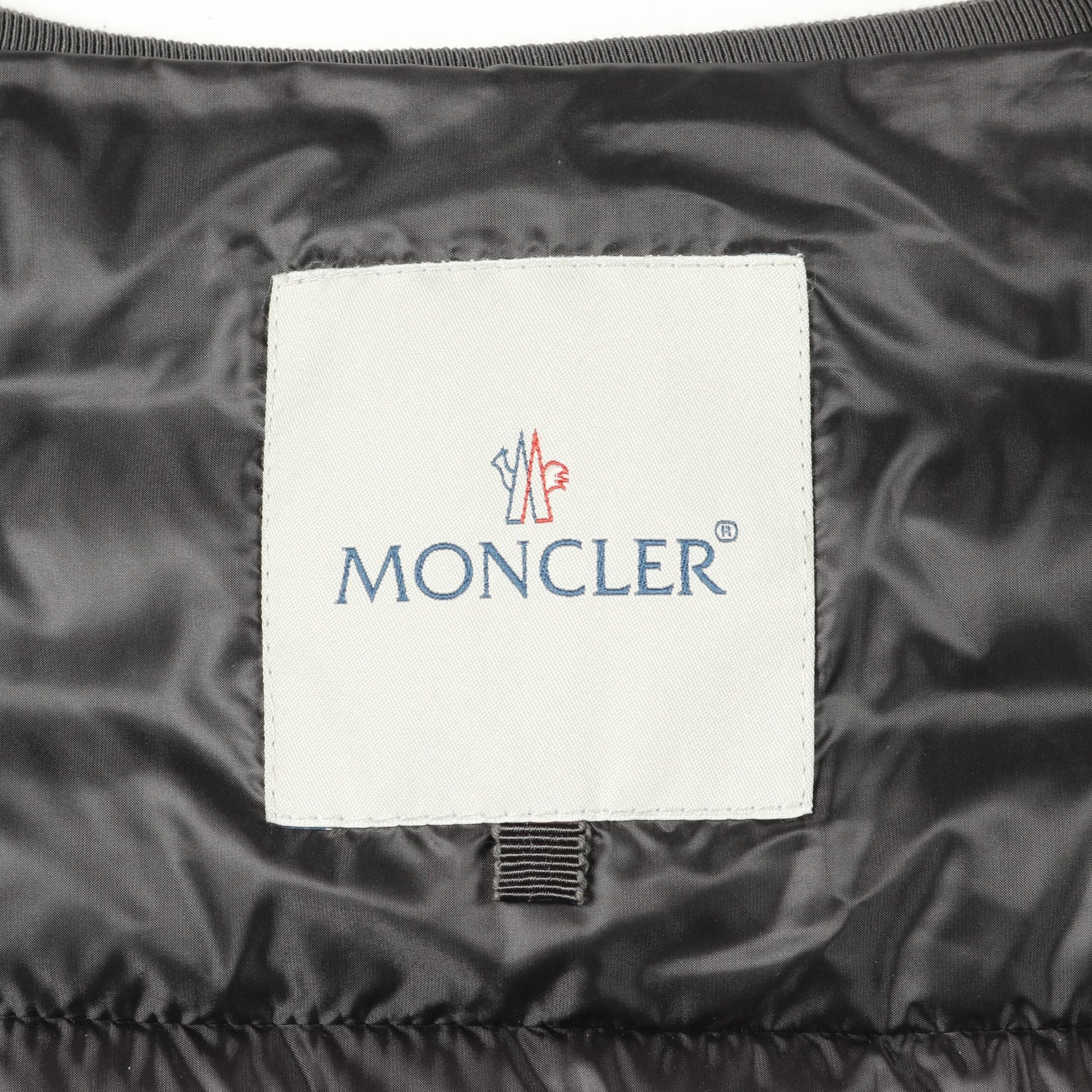 MAR ダウンベスト ナイロン グレー ダークグレー 切替 モンクレール アウター MONCLER