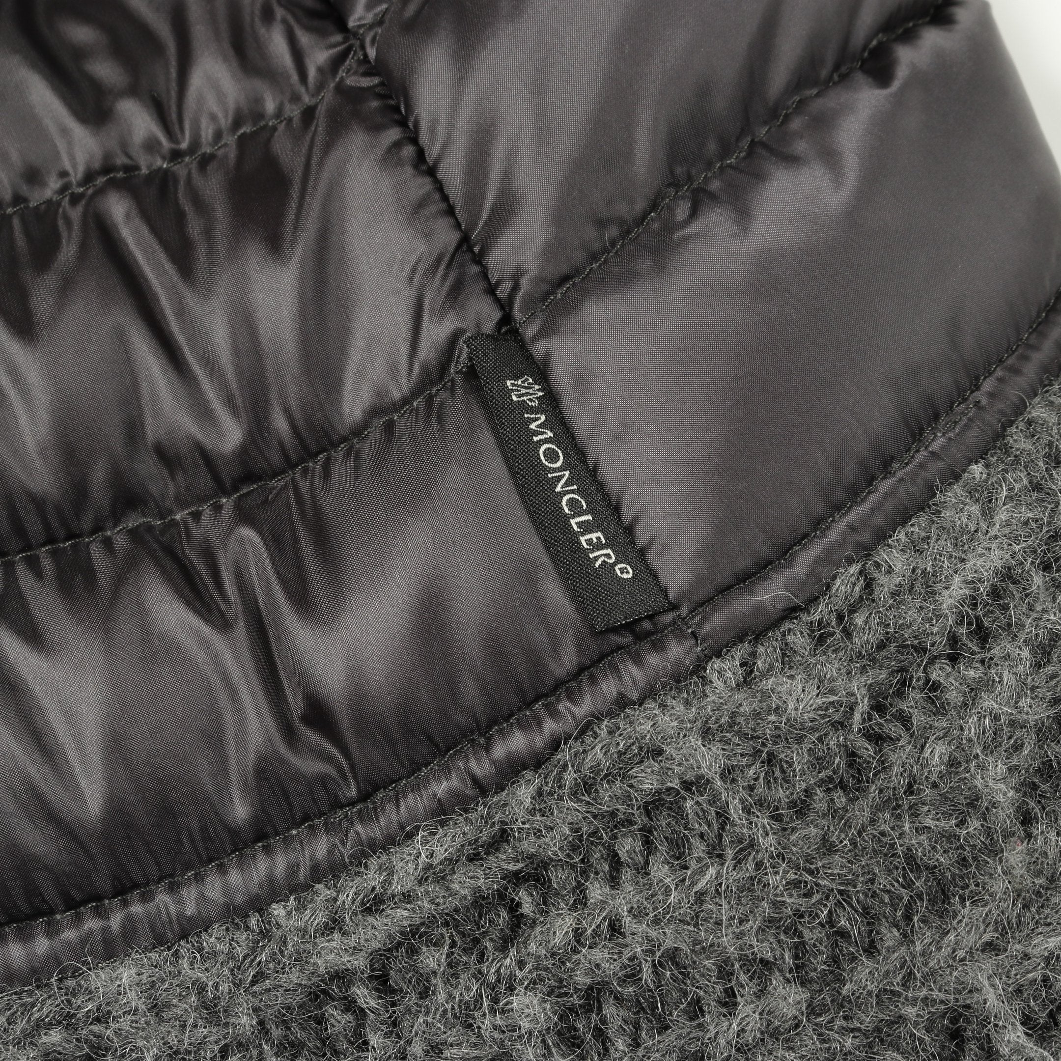 MAR ダウンベスト ナイロン グレー ダークグレー 切替 モンクレール