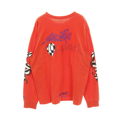 MATTY BOY PPO SPARK THE HEART Tシャツ カットソー クルーネック 長袖 コットン オレンジ マルチカラー クロムハーツ トップス Chrome Hearts