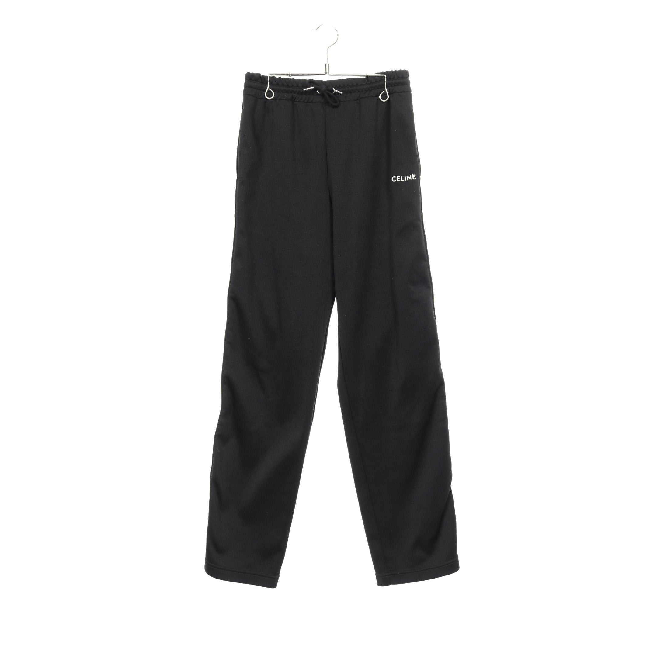 トラックスーツパンツ ジョガーパンツ ロゴ刺繍 ブラック セリーヌ – RECLO