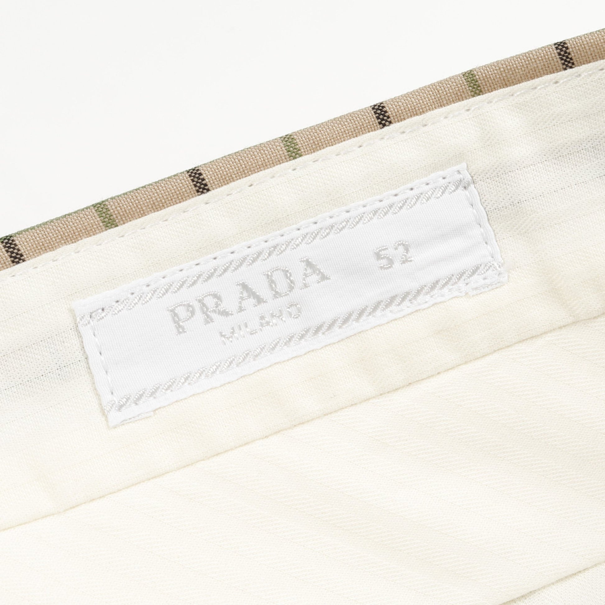 ショート パンツ チェック ウール モヘヤ ベージュ ブラック グリーン プラダ ボトムス PRADA