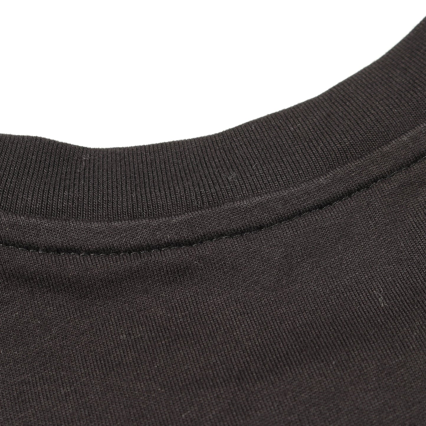 Tシャツ クルーネック 半袖 ロゴ刺繍 ビーズ コットン ブラック モンクレール トップス MONCLER