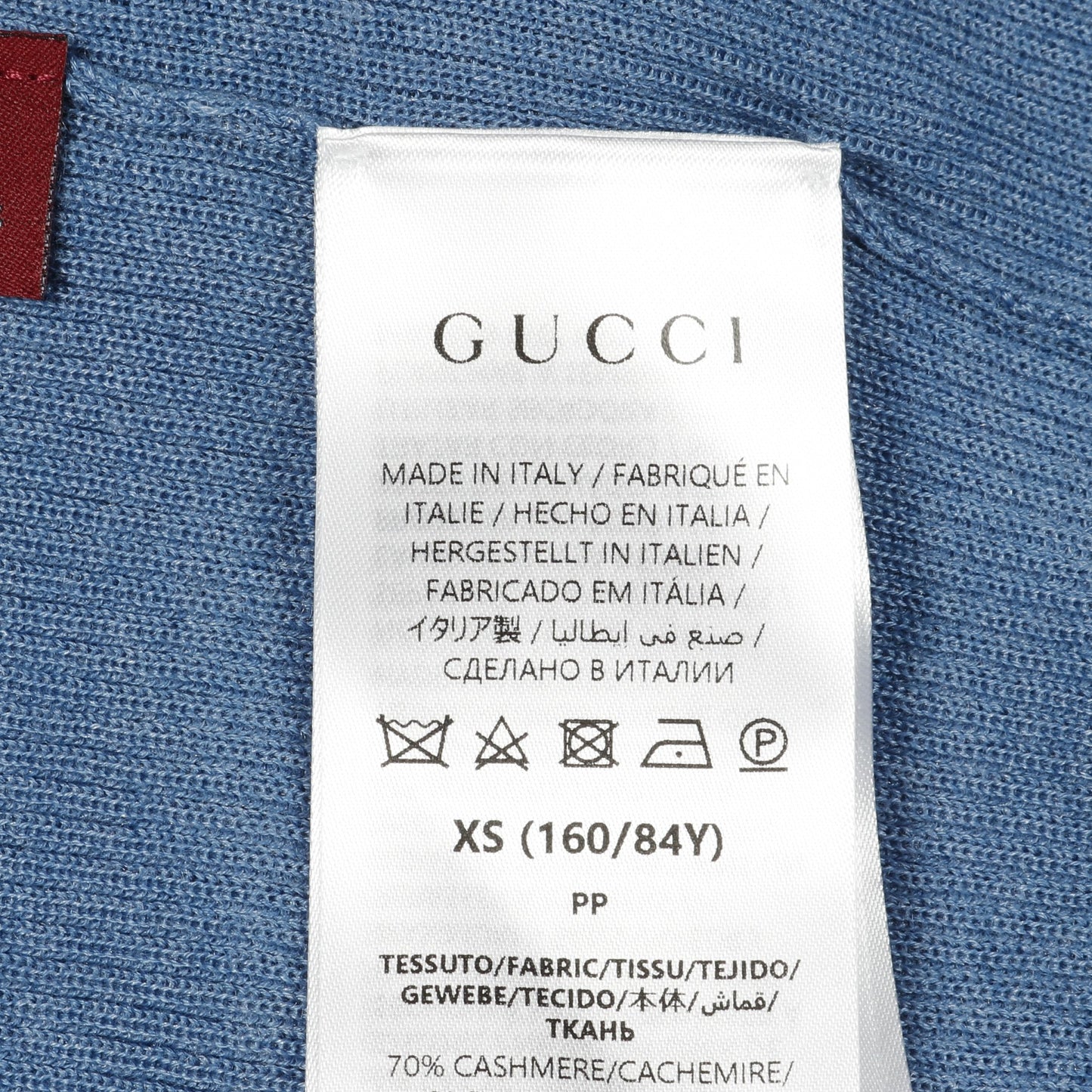 シェリーライン ニット ポロシャツ 長袖 カシミヤ シルク ブルー グリーン レッド グッチ トップス GUCCI