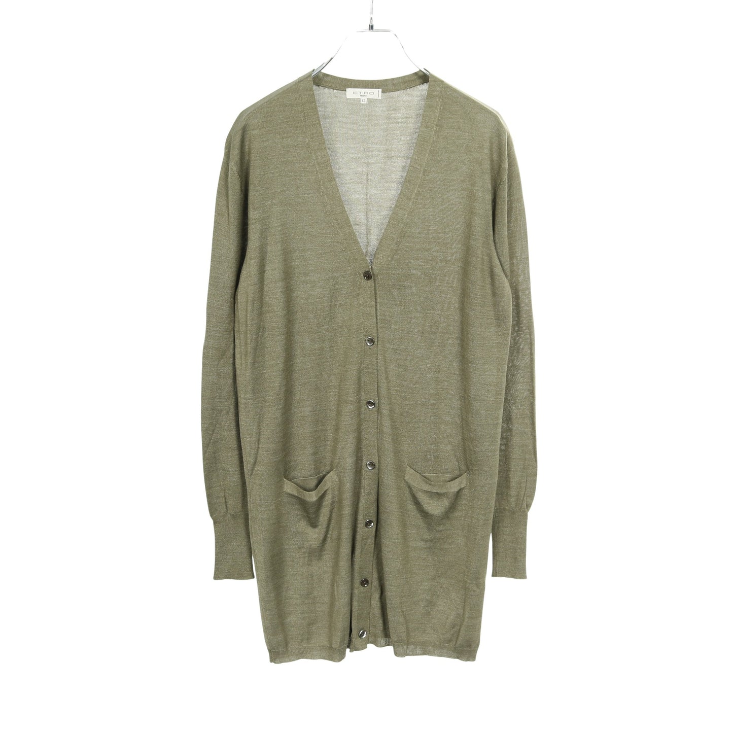 カーディガン シルク レーヨン グリーン エトロ トップス ETRO