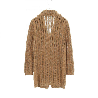 カーディガン ウール レーヨン アンゴラ ブラウン ゴールド エトロ トップス ETRO