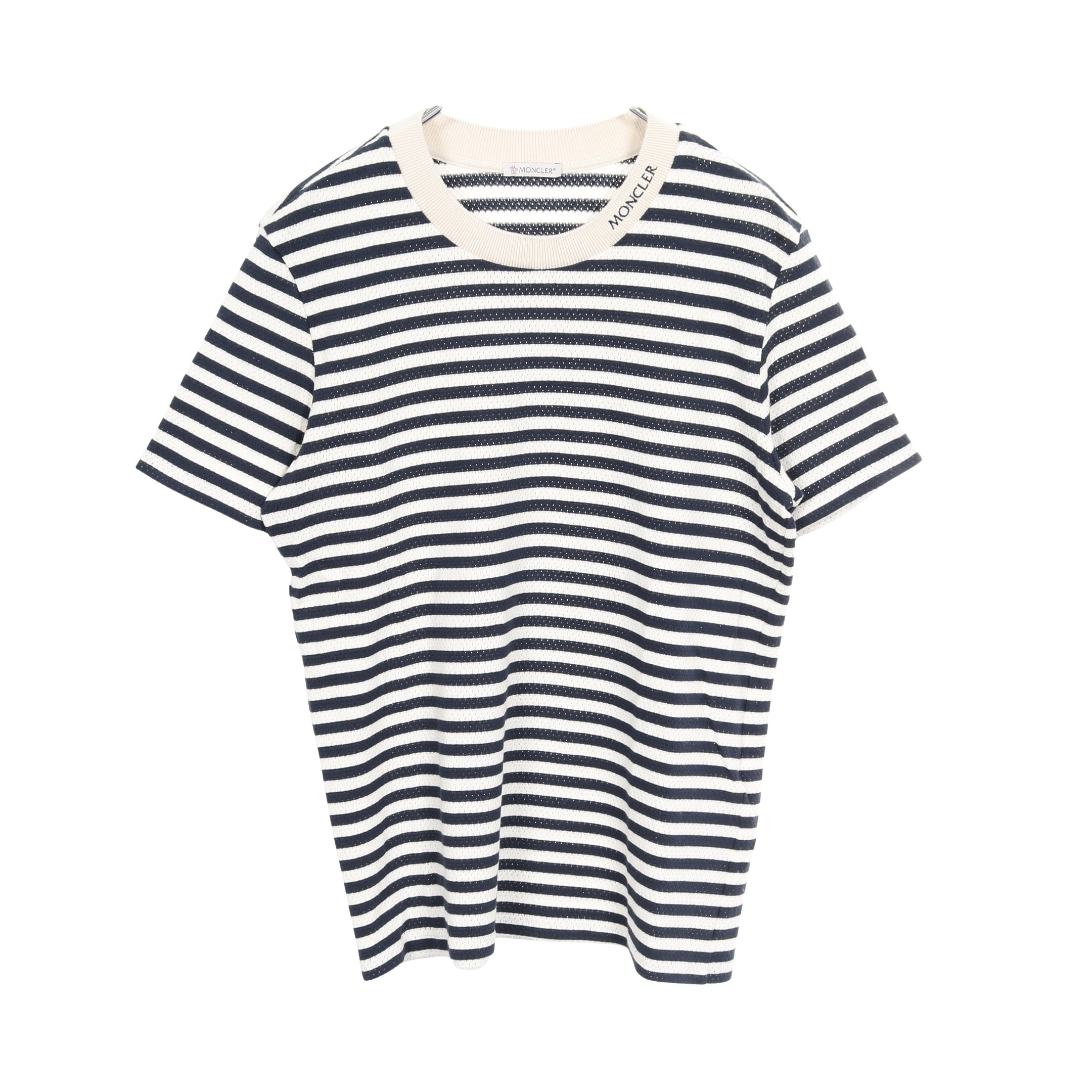 最高級ライン★モンクレールガムブルー　ボーダー　ポロシャツ　半袖　コットン　M MONCLER - MONCLER GAMME BLEU モンクレール ガムブルー 春夏 MAGLIA
