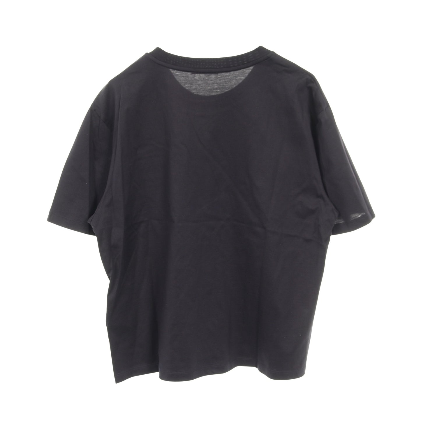 Tシャツ クルーネック 半袖 コットン ダークネイビー ツイードポケット付き モンクレール トップス MONCLER
