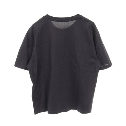 Tシャツ クルーネック 半袖 コットン ダークネイビー ツイードポケット付き モンクレール トップス MONCLER