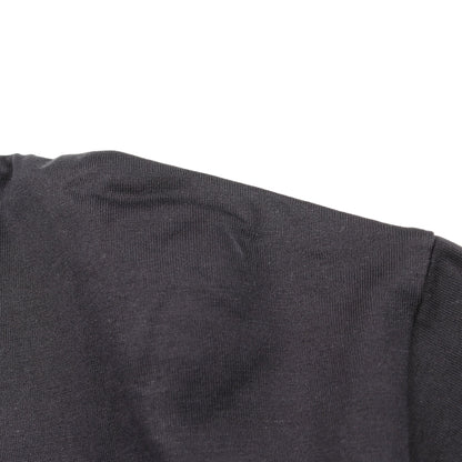 Tシャツ クルーネック 半袖 コットン ダークネイビー ツイードポケット付き モンクレール トップス MONCLER