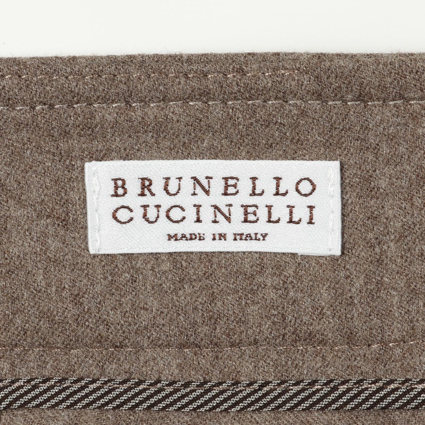スカート ウール グレーブラウン ブルネロクチネリ ボトムス BRUNELLO CUCINELLI