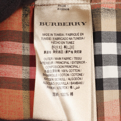 ノバチェック シャツ ロゴプリント コットン ベージュ レッド マルチカラー バーバリー トップス BURBERRY