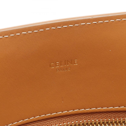 スモール バーティカル カバ ハンドバッグ トートバッグ キャンバス レザー オフホワイト ライトブラウン 2WAY セリーヌ バッグ CELINE