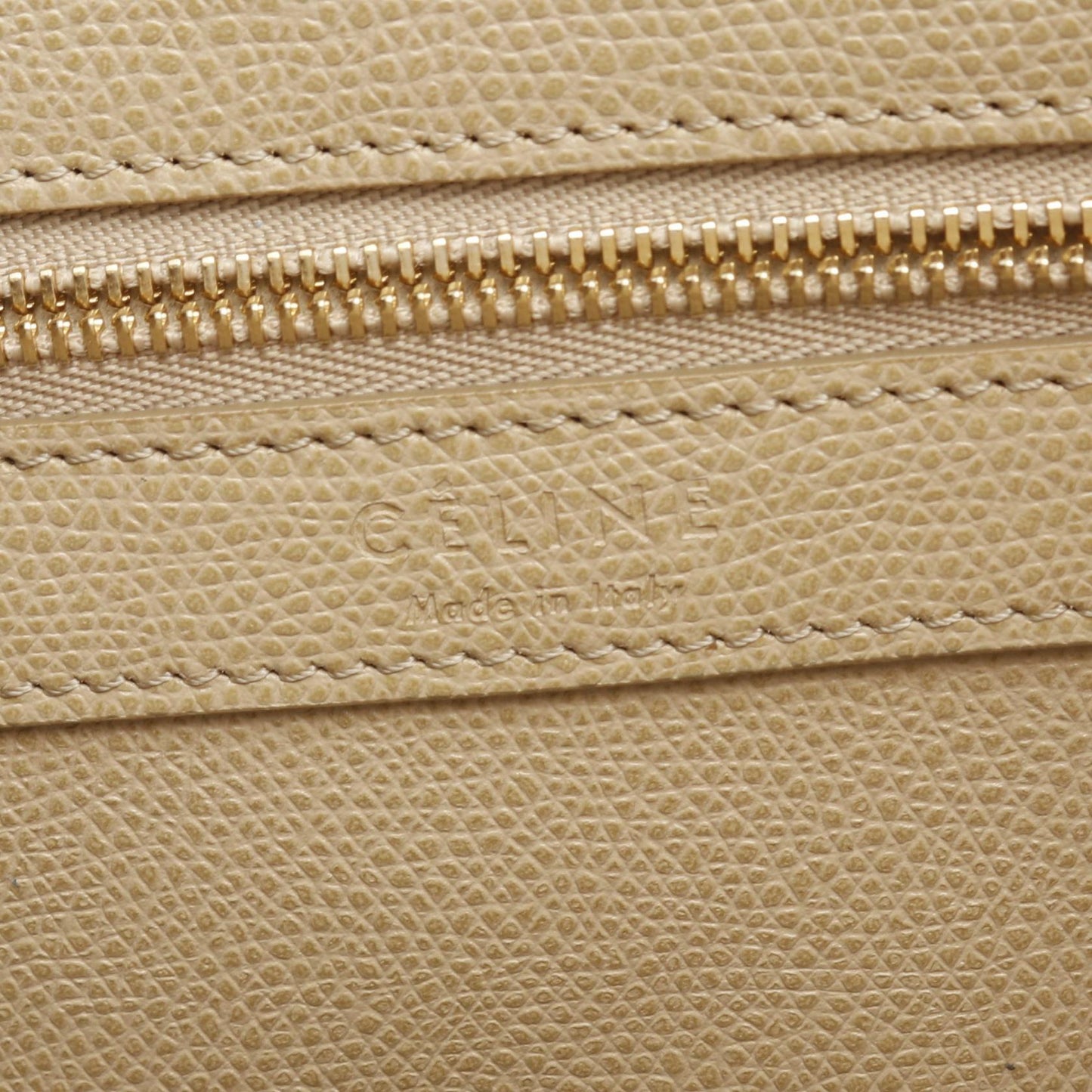 バーティカル スモール カバ ハンドバッグ トートバッグ レザー ベージュ ブルー 2WAY セリーヌ バッグ CELINE