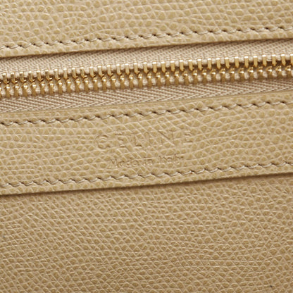 バーティカル スモール カバ ハンドバッグ トートバッグ レザー ベージュ ブルー 2WAY セリーヌ バッグ CELINE
