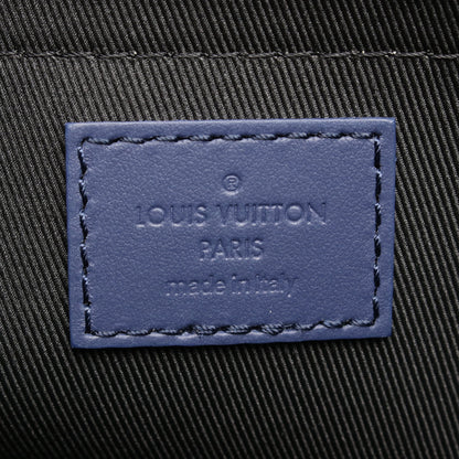 サックプラ 24H モノグラムトリヨン サファイア ショルダーバッグ トートバッグ レザー ネイビー ルイヴィトン バッグ LOUIS VUITTON