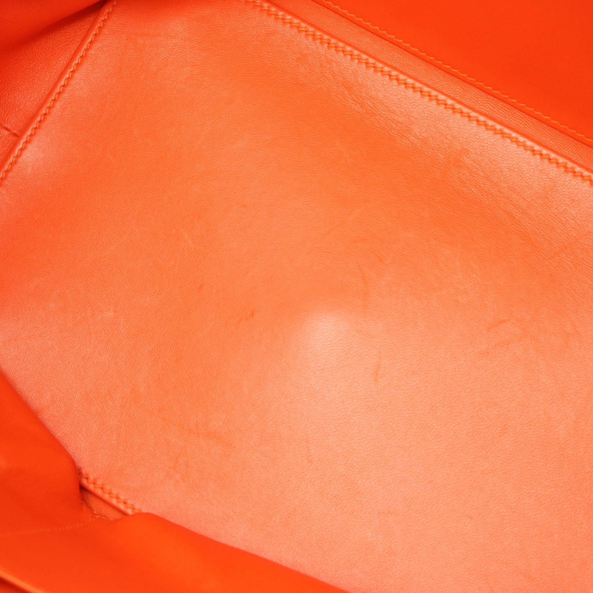 ツールボックス26 オレンジポピー ハンドバッグ エバーカラー オレンジ シルバー金具 2WAY T刻印 エルメス バッグ HERMES