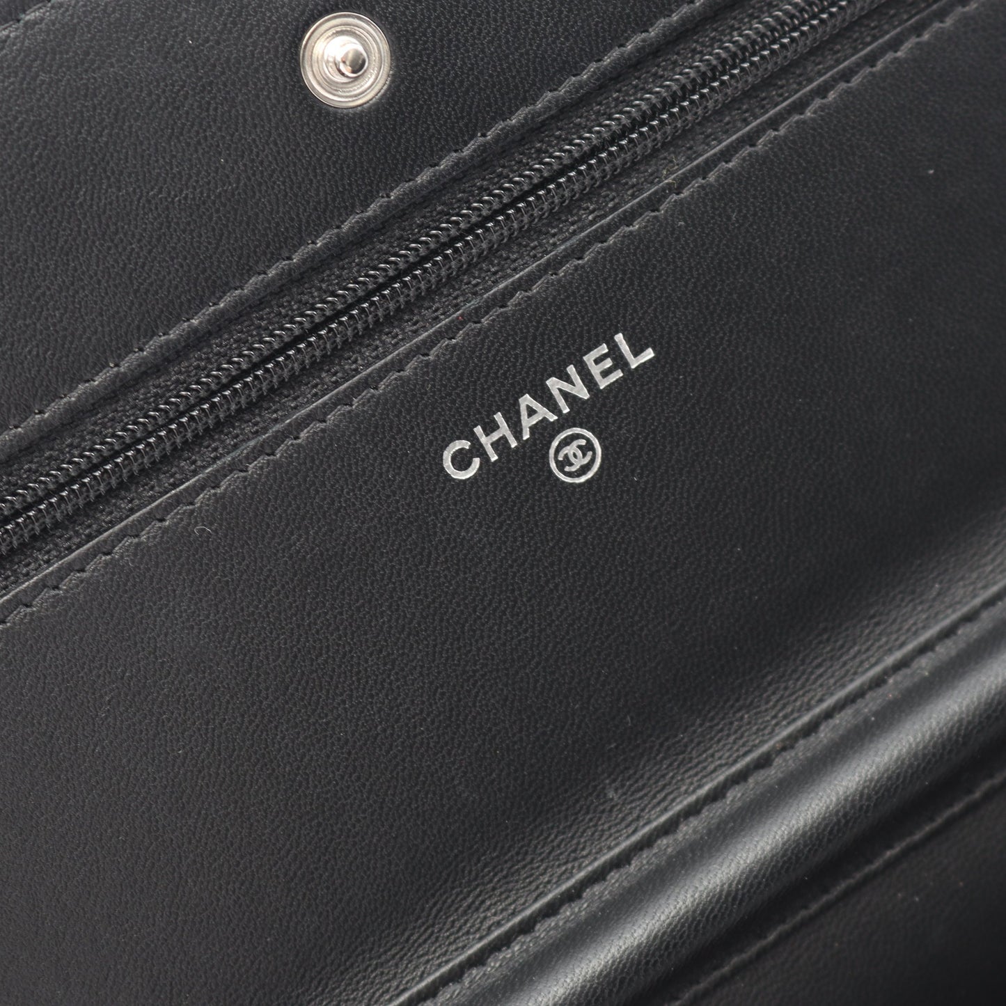 マトラッセ チェーンウォレット ラムスキン ブラック シルバー金具 シャネル バッグ CHANEL
