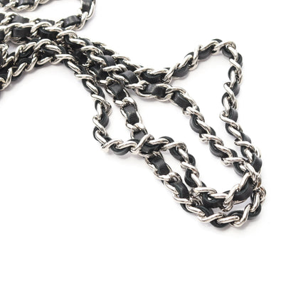 マトラッセ チェーンウォレット ラムスキン ブラック シルバー金具 シャネル バッグ CHANEL