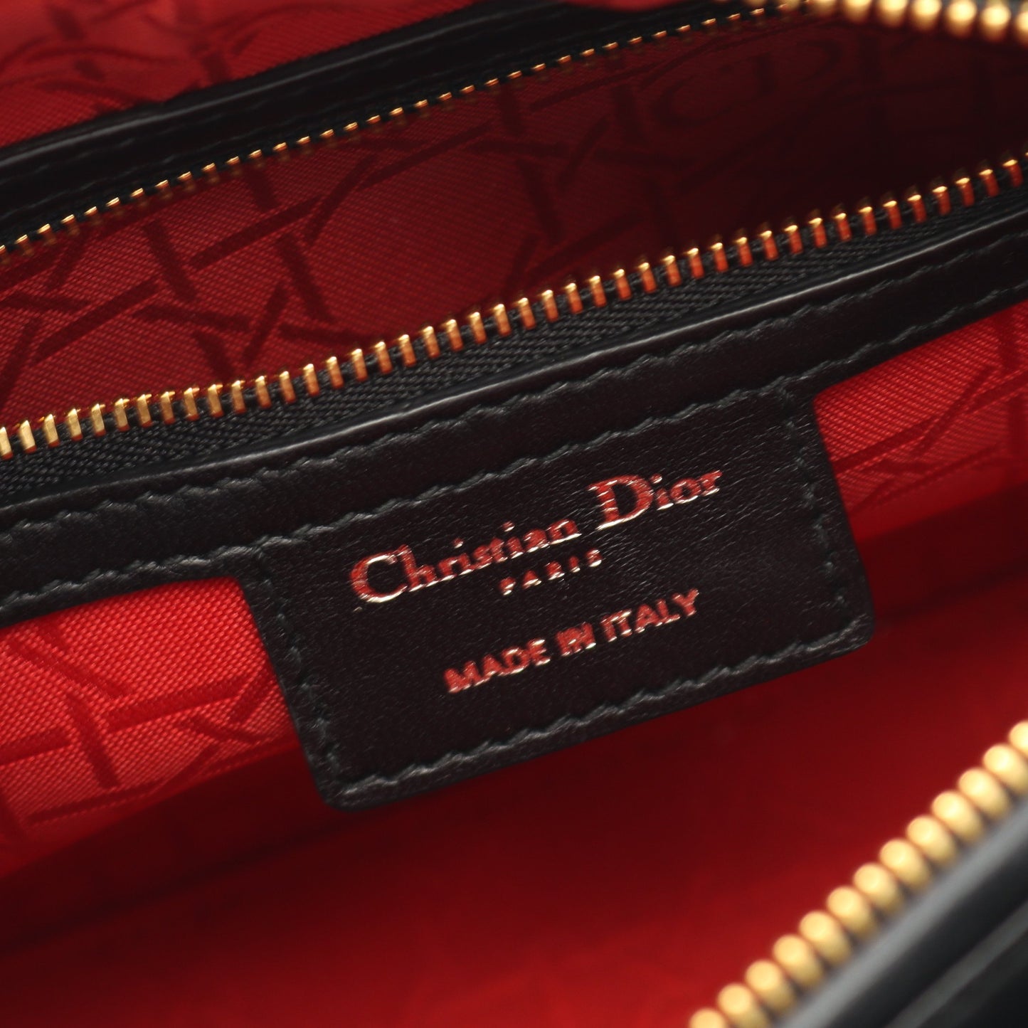LADY DIOR レディディオール カナージュ ハンドバッグ レザー ブラック 2WAY クリスチャンディオール バッグ Christian Dior