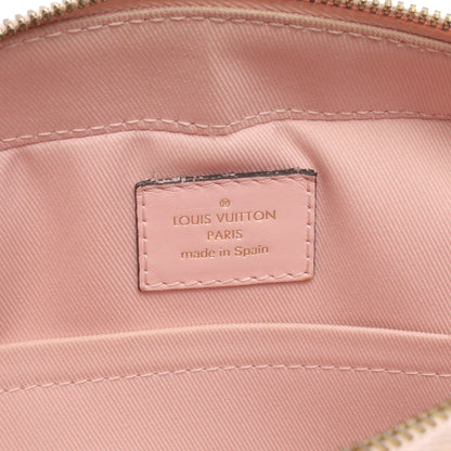 サントンジュ ダミエアズール オードローズ ショルダーバッグ PVC レザー ホワイト ピンク ルイヴィトン バッグ LOUIS VUITTON