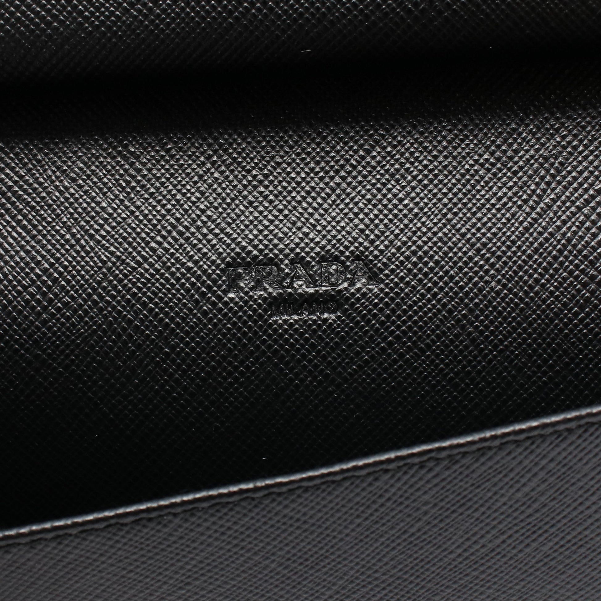 SAFFIANO 1 ラウンドファスナー長財布 サフィアーノレザー ブラック プラダ 財布・小物 PRADA