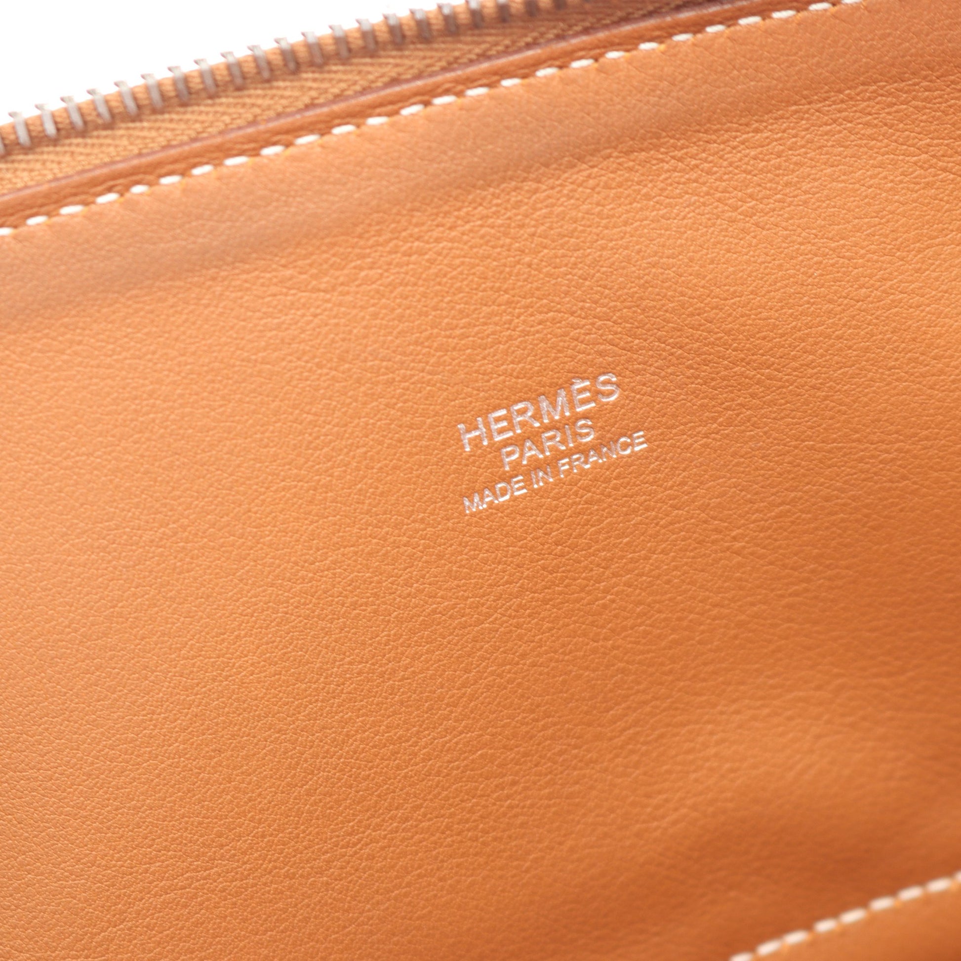 ボリード31 ゴールド ハンドバッグ トリヨンクレマンス ライトブラウン シルバー金具 2WAY B刻印 エルメス バッグ HERMES
