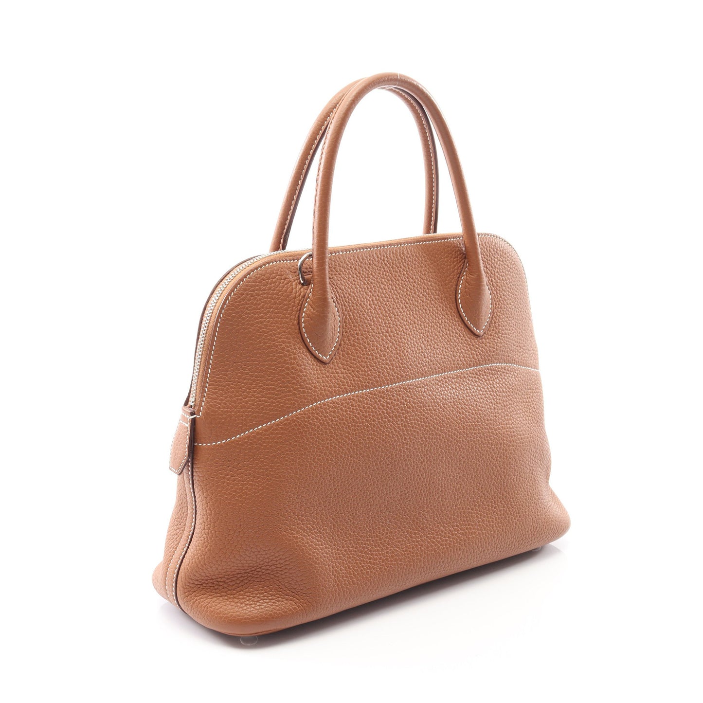 ボリード31 ゴールド ハンドバッグ トリヨンクレマンス ライトブラウン シルバー金具 2WAY B刻印 エルメス バッグ HERMES