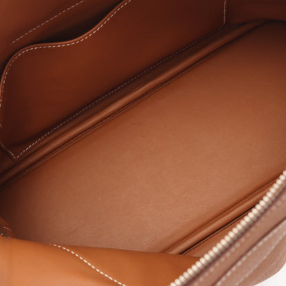 ボリード31 ゴールド ハンドバッグ トリヨンクレマンス ライトブラウン シルバー金具 2WAY B刻印 エルメス バッグ HERMES