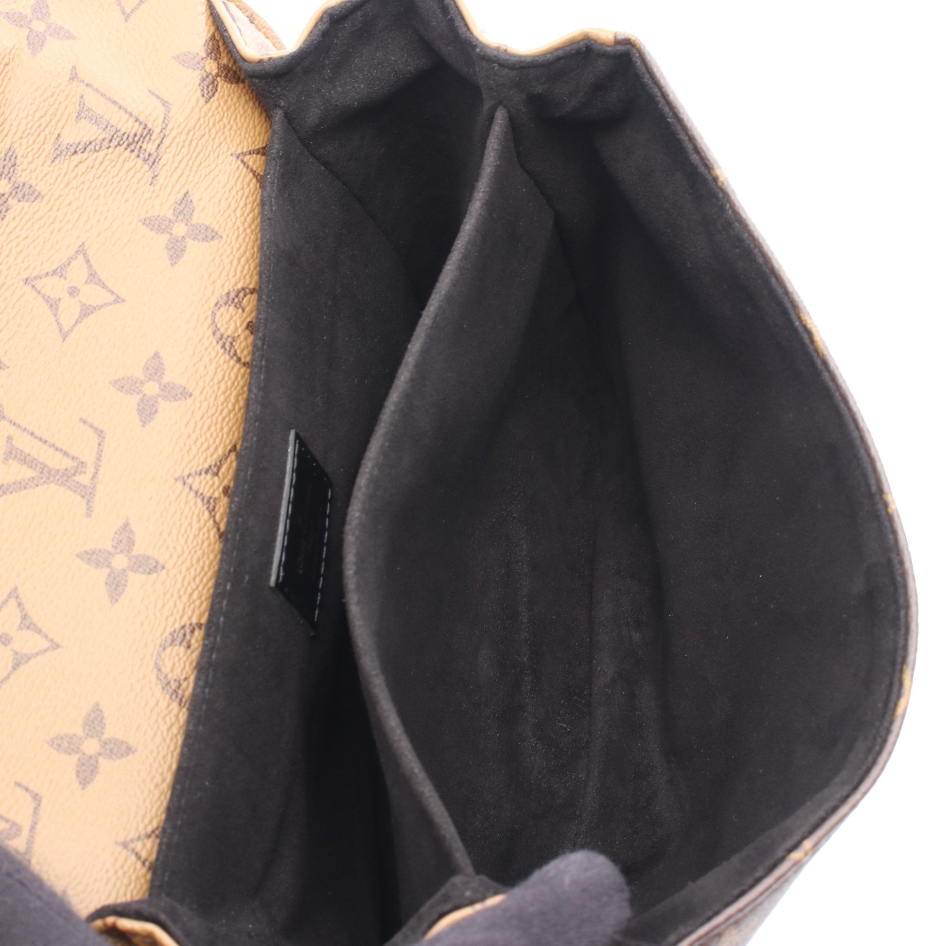 ポシェット メティス MM モノグラムリバース ハンドバッグ PVC レザー ブラウン ブラック 2WAY ルイヴィトン バッグ LOUIS VUITTON
