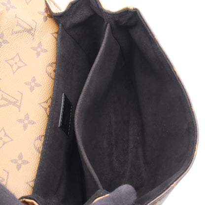 ポシェット メティス MM モノグラムリバース ハンドバッグ PVC レザー ブラウン ブラック 2WAY ルイヴィトン バッグ LOUIS VUITTON
