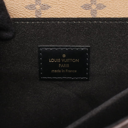 ポシェット メティス MM モノグラムリバース ハンドバッグ PVC レザー ブラウン ブラック 2WAY ルイヴィトン バッグ LOUIS VUITTON