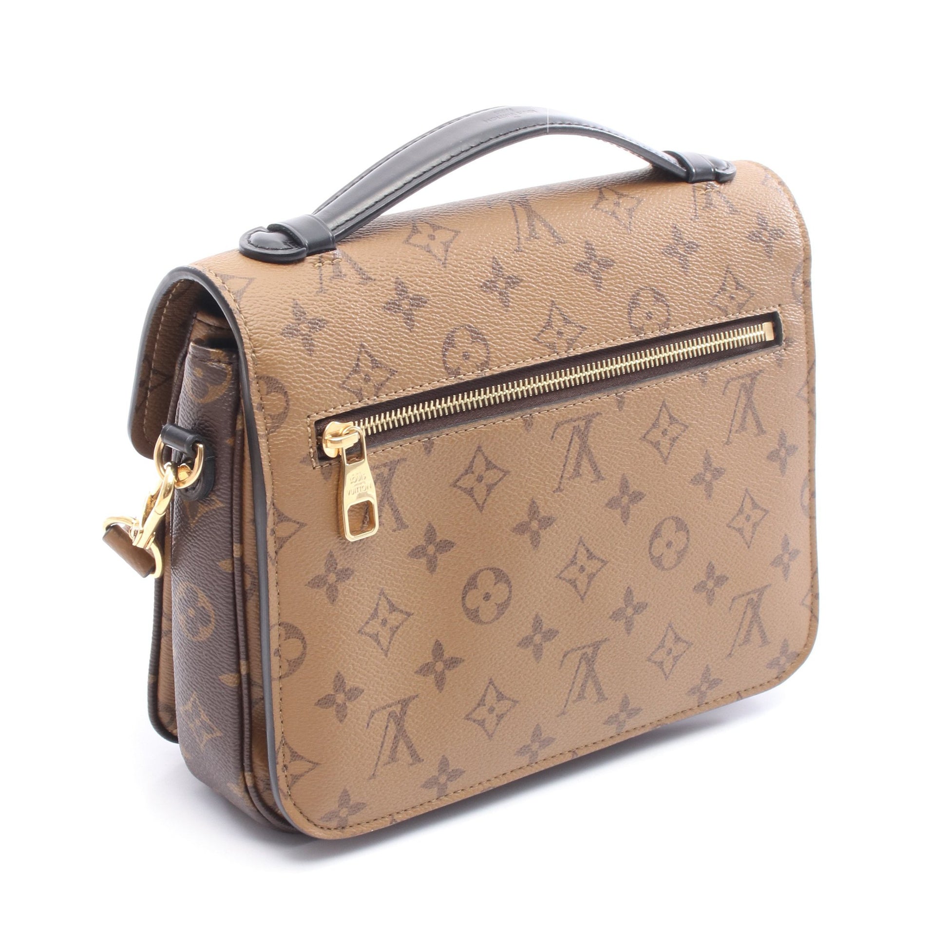 ポシェット メティス MM モノグラムリバース ハンドバッグ PVC レザー ブラウン ブラック 2WAY ルイヴィトン バッグ LOUIS VUITTON