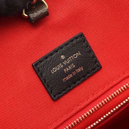 オンザゴーGM モノグラムジャイアント リバース ショルダーバッグ トートバッグ PVC ブラウン ベージュ 2WAY ルイヴィトン バッグ LOUIS VUITTON