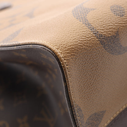 オンザゴーGM モノグラムジャイアント リバース ショルダーバッグ トートバッグ PVC ブラウン ベージュ 2WAY ルイヴィトン バッグ LOUIS VUITTON