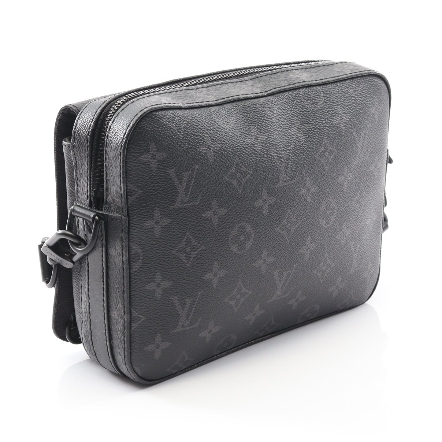 スティーマー メッセンジャー モノグラムエクリプス ショルダーバッグ PVC レザー ダークグレー ルイヴィトン バッグ LOUIS VUITTON