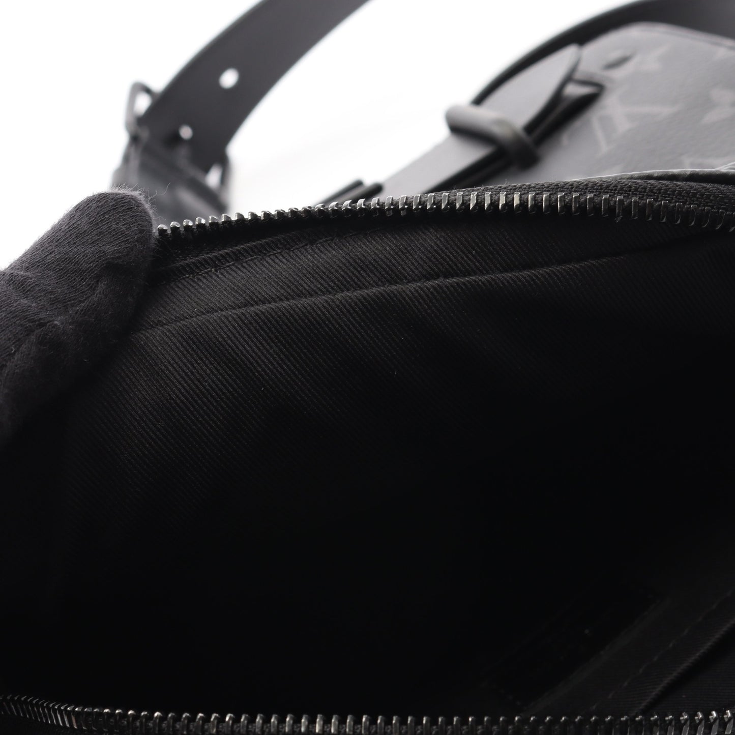 スティーマー メッセンジャー モノグラムエクリプス ショルダーバッグ PVC レザー ダークグレー ルイヴィトン バッグ LOUIS VUITTON