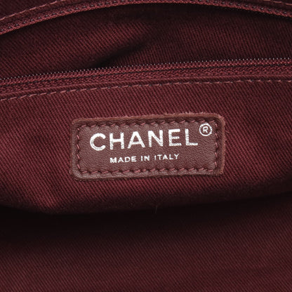 チェーンショルダーバッグ チェーントートバッグ レザー ブラック シルバー金具 シャネル バッグ CHANEL