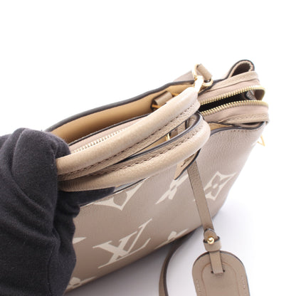 プティ パレPM モノグラムアンプラント トゥルトレール クレーム ハンドバッグ レザー グレーベージュ 2WAY ルイヴィトン バッグ LOUIS VUITTON