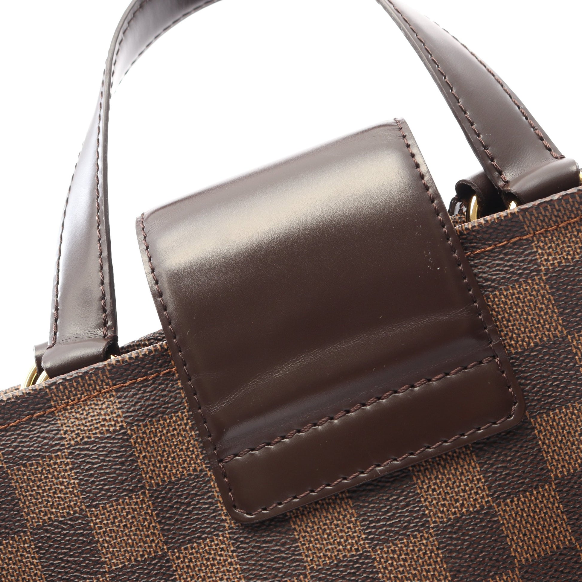 カバ ローズベリー ダミエエベヌ ハンドバッグ PVC レザー ブラウン 2WAY ルイヴィトン バッグ LOUIS VUITTON