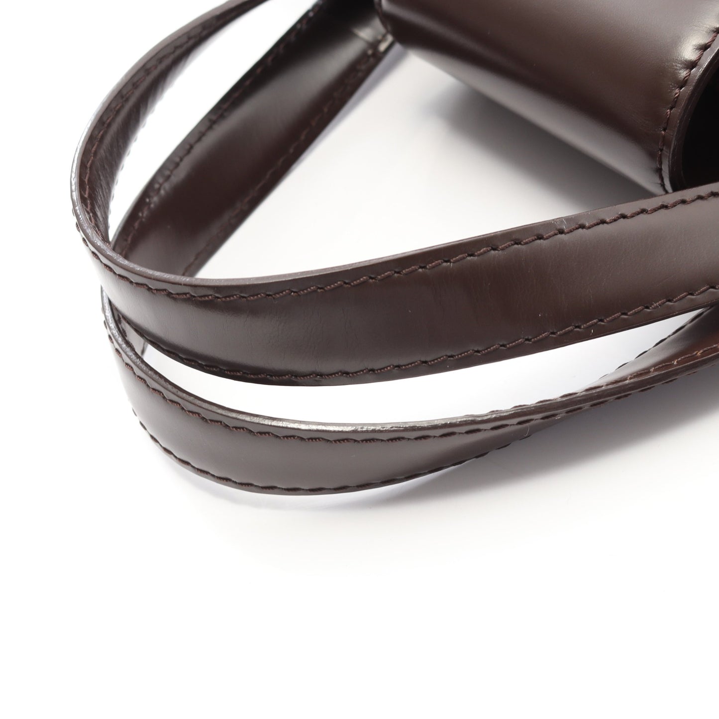カバ ローズベリー ダミエエベヌ ハンドバッグ PVC レザー ブラウン 2WAY ルイヴィトン バッグ LOUIS VUITTON