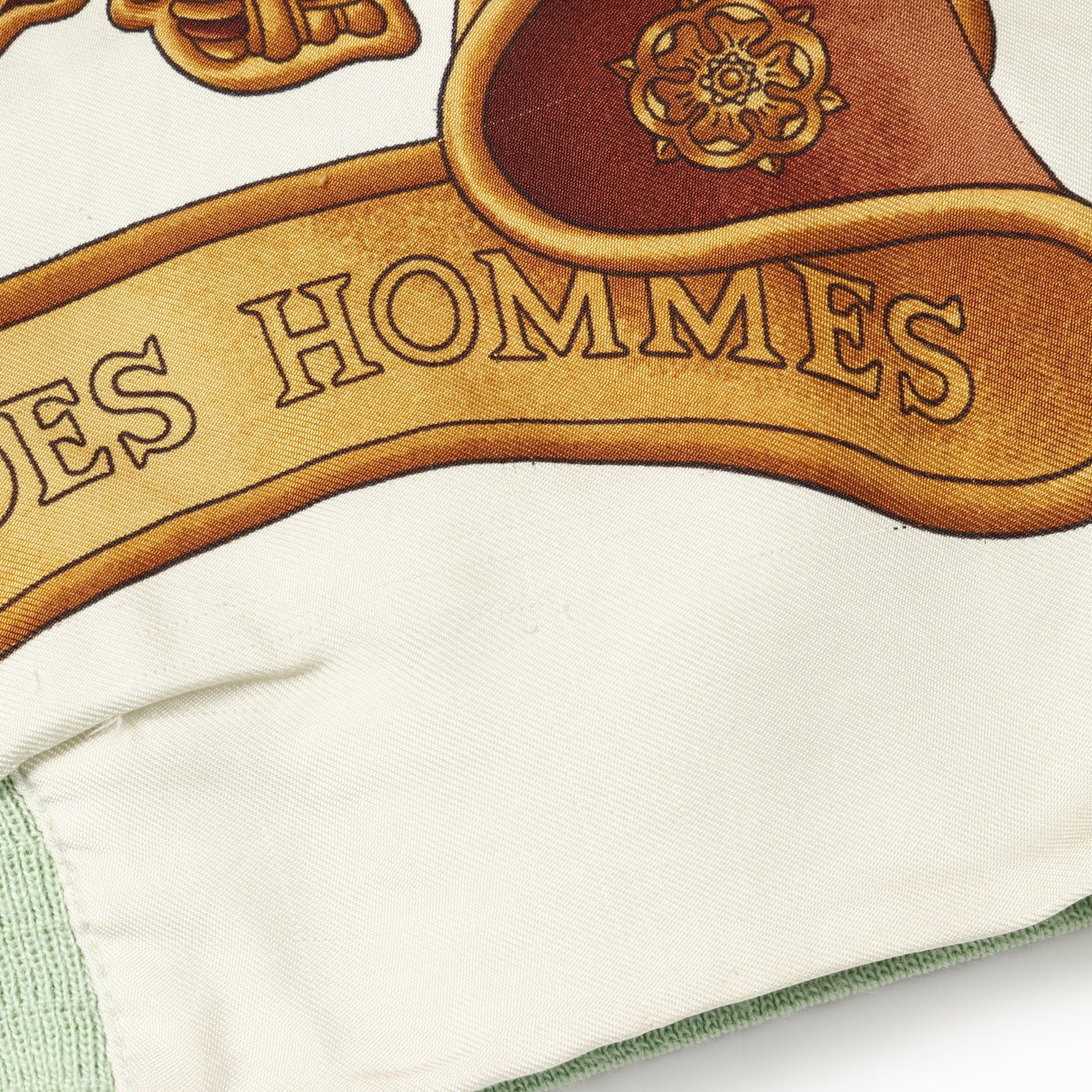 ボンバージャケット 総柄 ウール ナイロン シルク グリーン ベージュ マルチカラー リバーシブル エルメス アウター HERMES