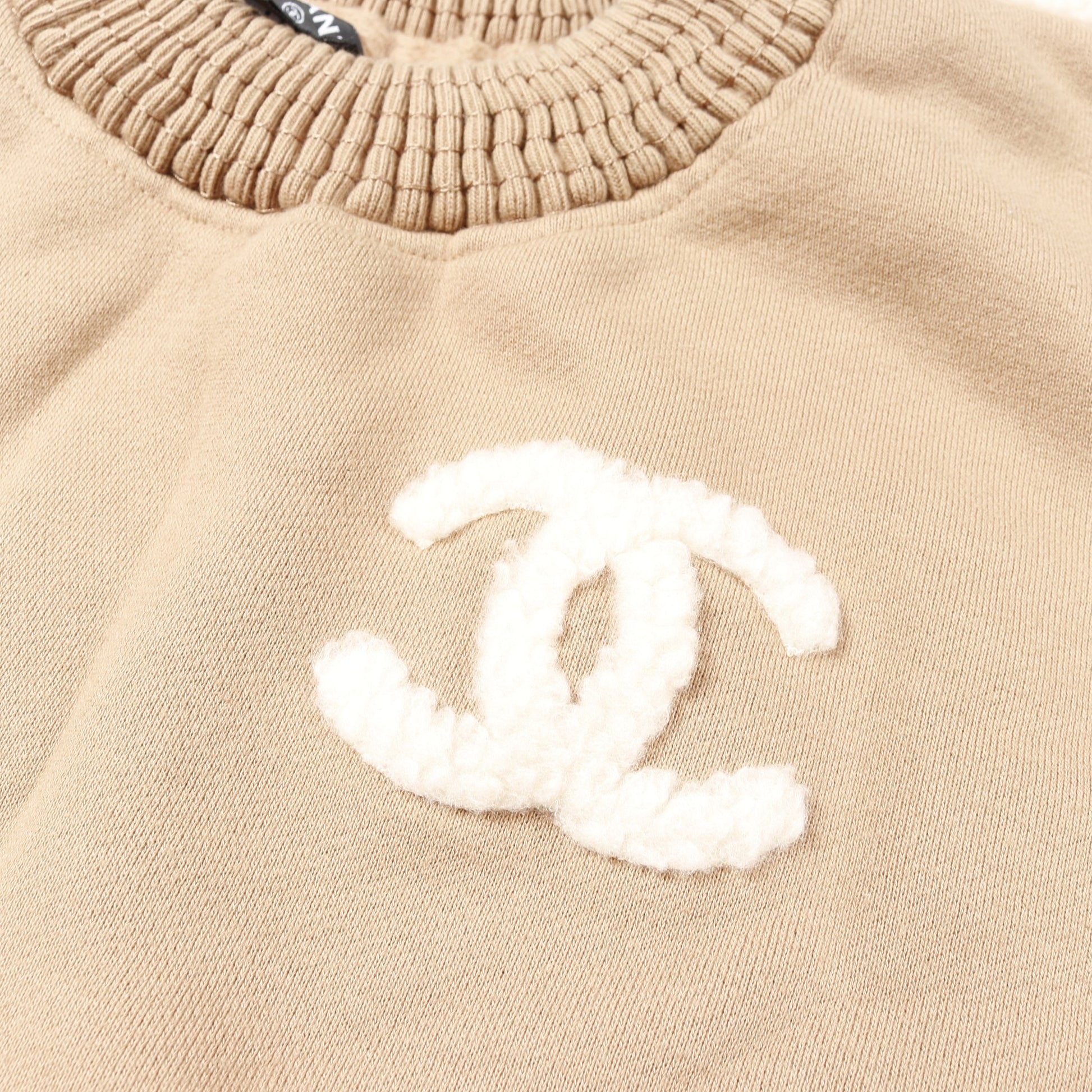 ココマーク トレーナー スウェットシャツ コットン ベージュ シャネル トップス CHANEL