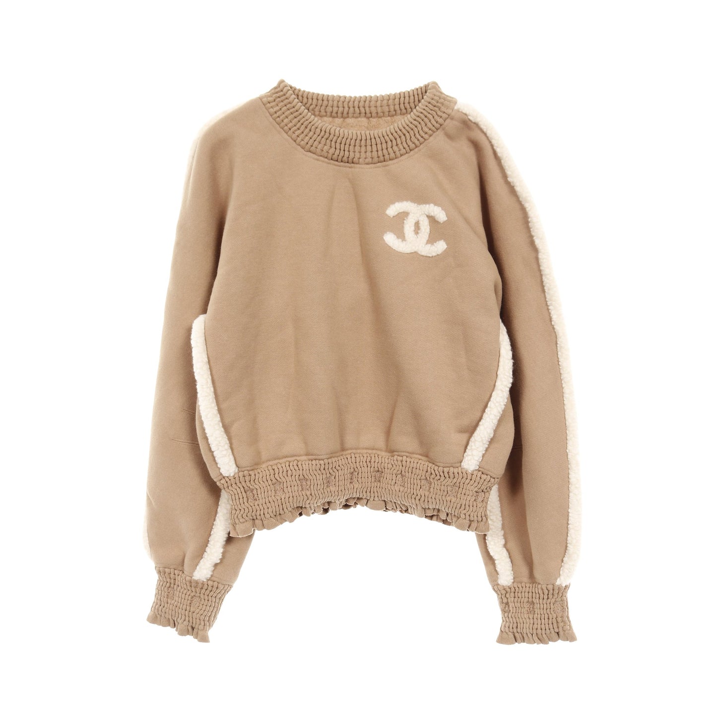 ココマーク トレーナー スウェットシャツ コットン ベージュ シャネル トップス CHANEL