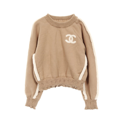 ココマーク トレーナー スウェットシャツ コットン ベージュ シャネル トップス CHANEL