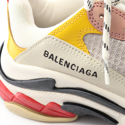 トリプルS スニーカー ファブリック レザー マルチカラー ユーズド加工 バレンシアガ シューズ BALENCIAGA