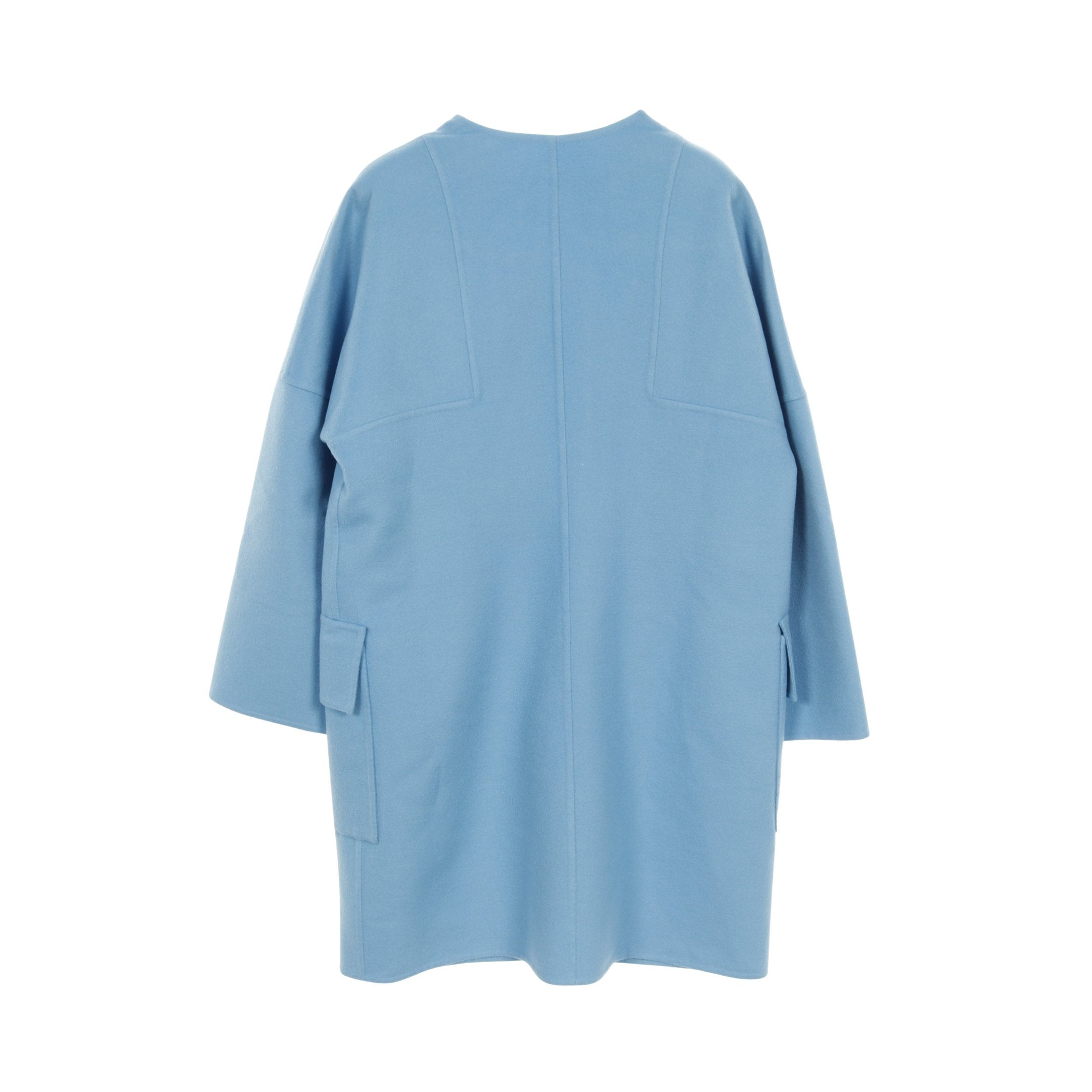 HERMES ベビー カシミヤ ジレ コート 水色 パステルカラー HERMES ベビー カシミヤ ジレ コート 水色 パステルカラー HERMES