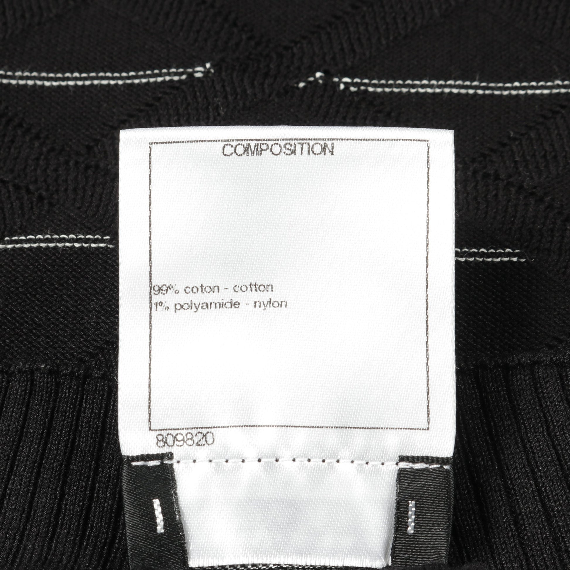 ココマーク サマー ニット クルーネック 半袖 コットン ブラック シャネル トップス CHANEL